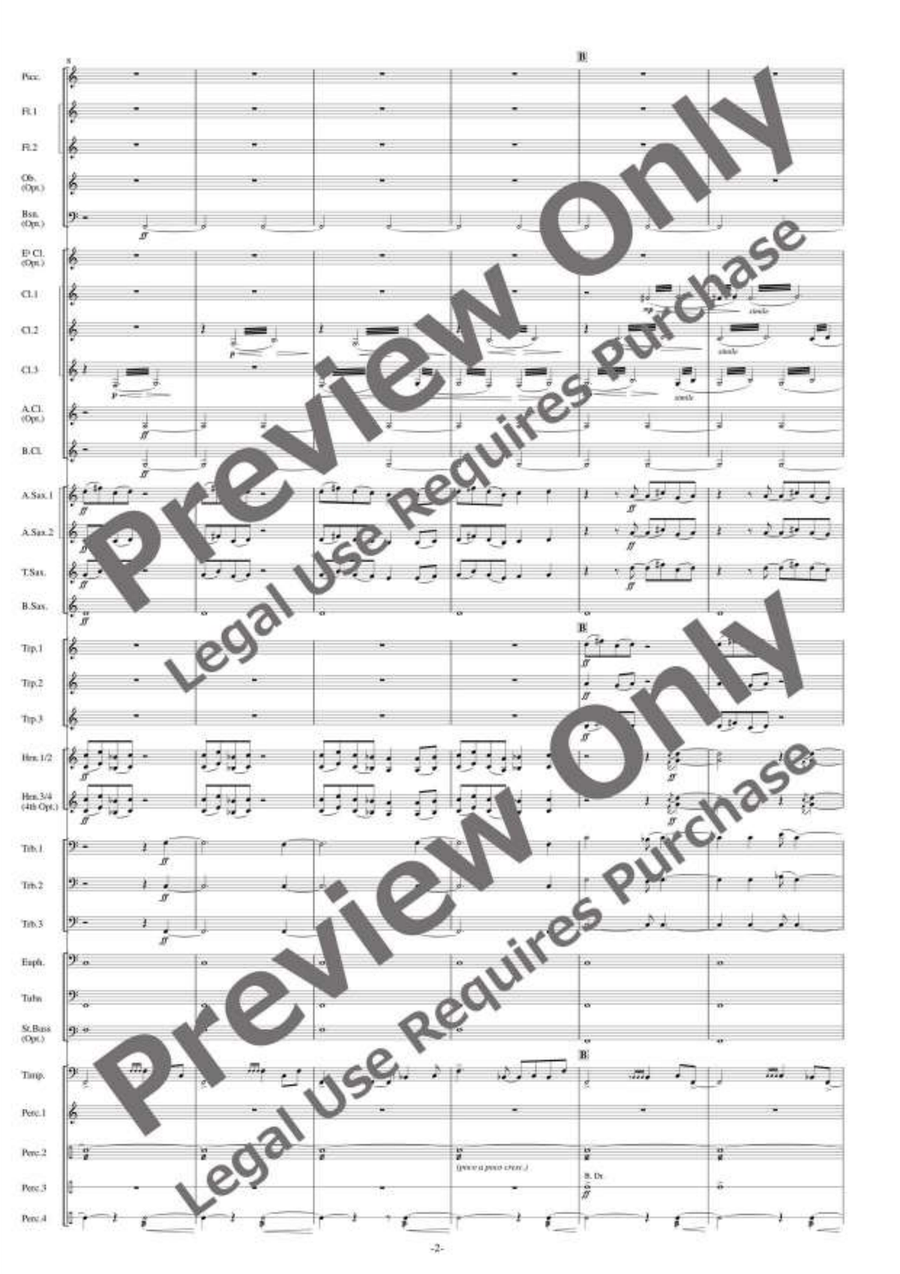 Jalan-jalan [Reduced Instrumentation] Concert Band - Sheet Music page 3