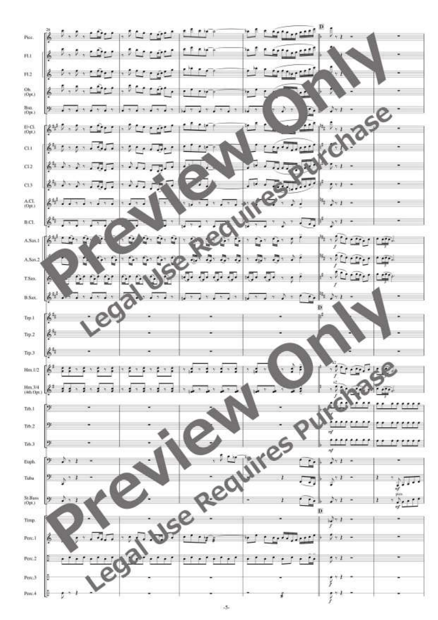 Jalan-jalan [Reduced Instrumentation] Concert Band - Sheet Music page 6