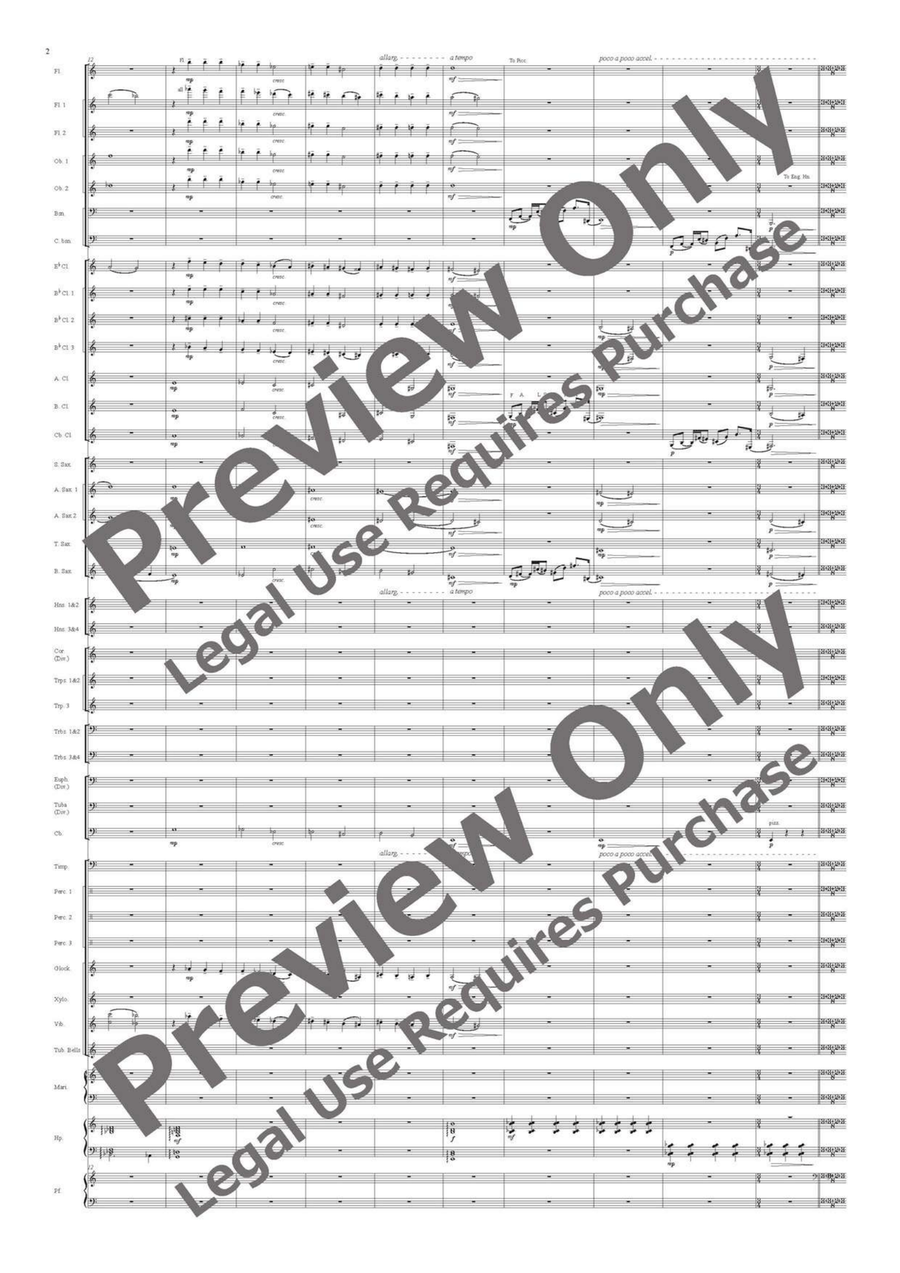 Veritas for Wind Orchestra Concert Band - Sheet Music page 3