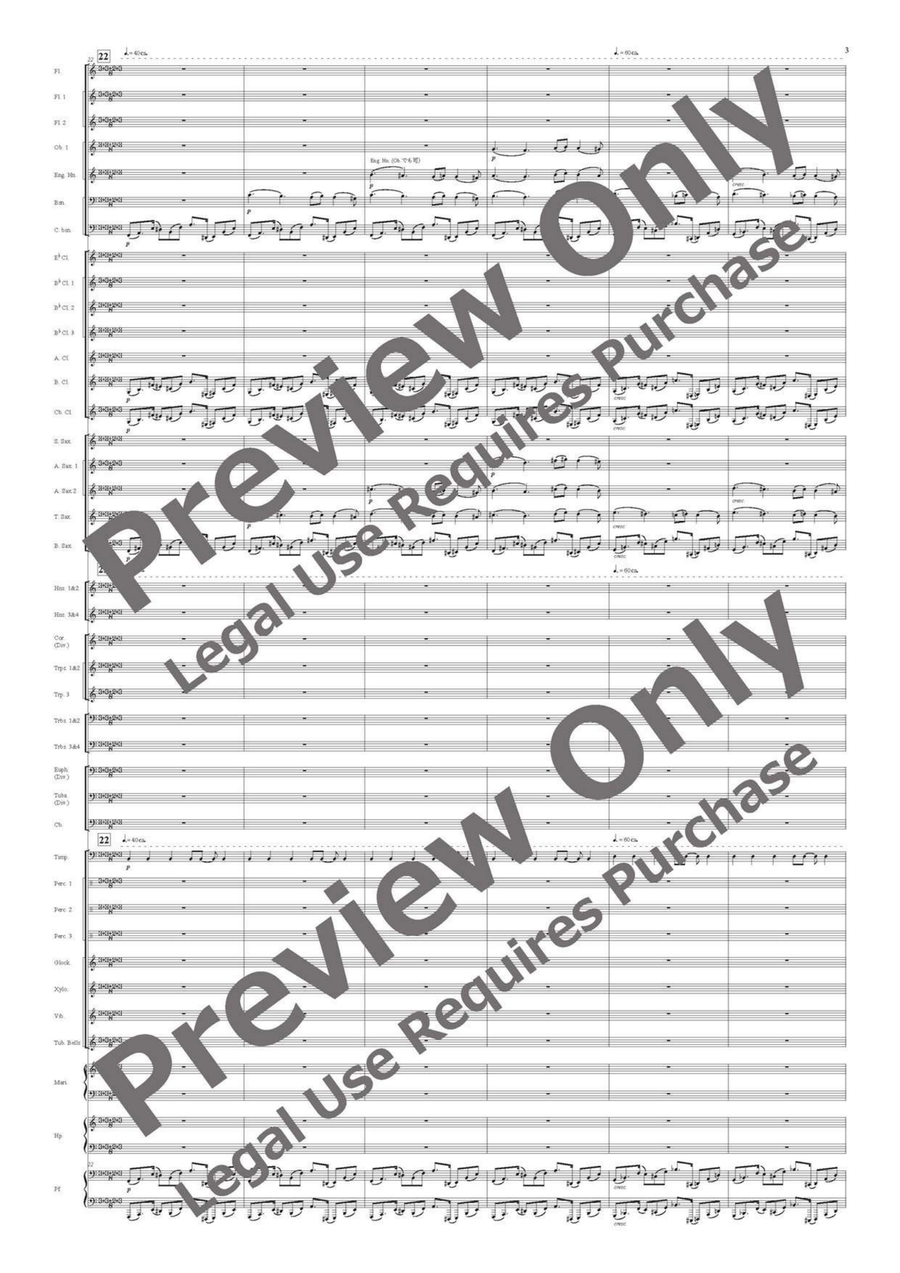 Veritas for Wind Orchestra Concert Band - Sheet Music page 4