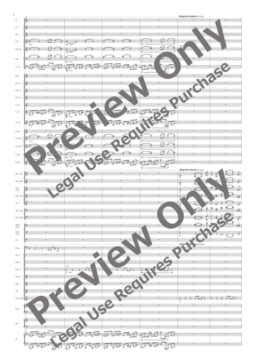 Veritas for Wind Orchestra Concert Band - Sheet Music page 5