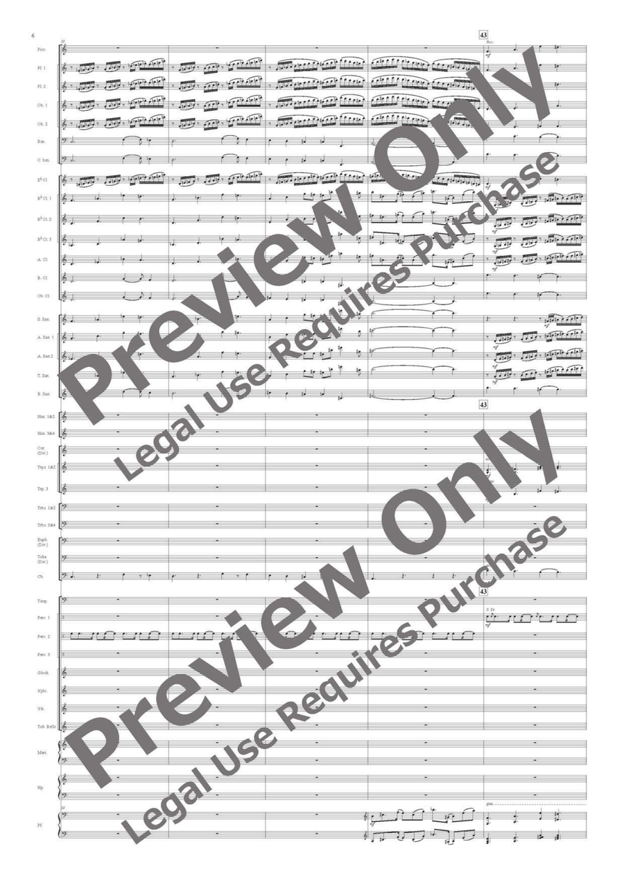 Veritas for Wind Orchestra Concert Band - Sheet Music page 7