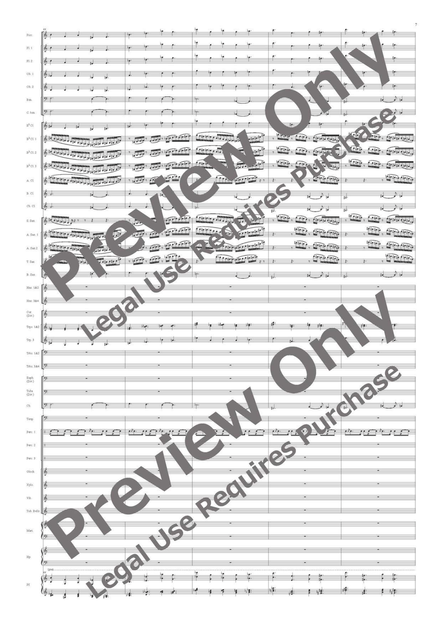 Veritas for Wind Orchestra Concert Band - Sheet Music page 8