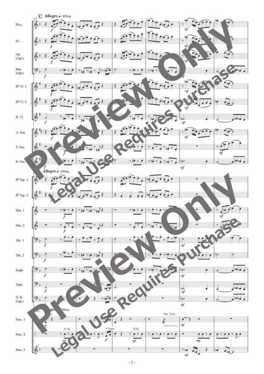 OORITOORI OORITOORI Concert Band scores gallery preview page 4