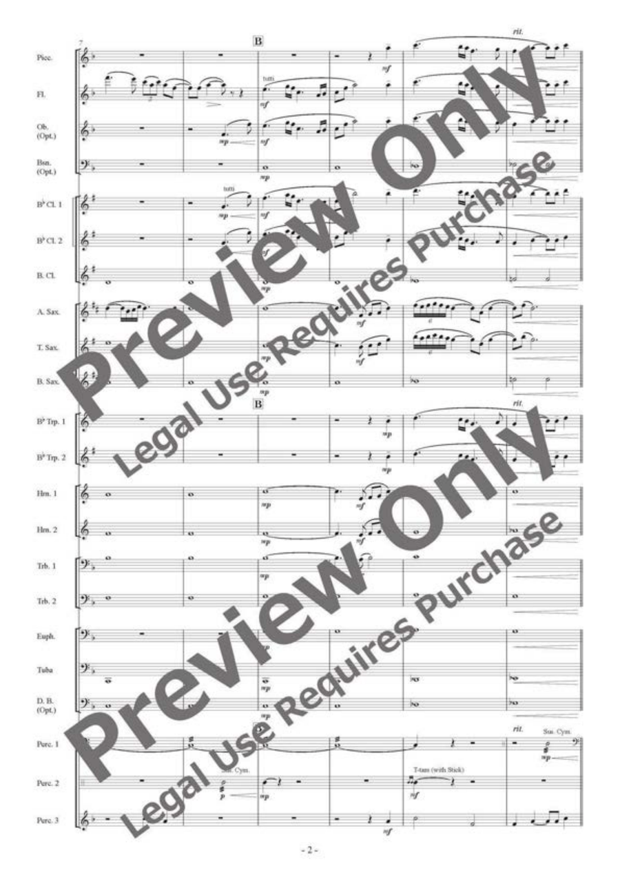 OORITOORI OORITOORI Concert Band scores gallery preview page 3