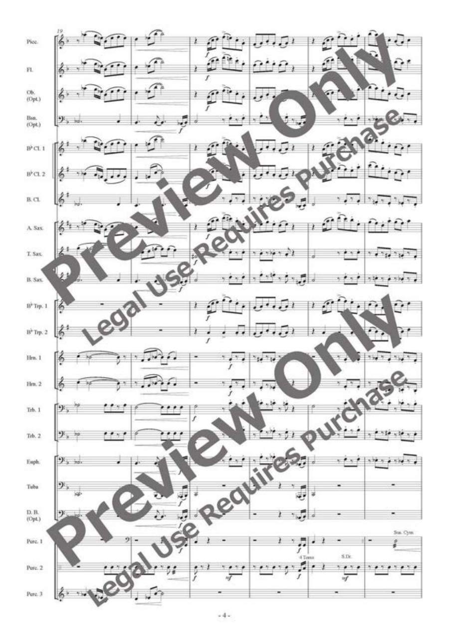 OORITOORI OORITOORI Concert Band scores gallery preview page 5