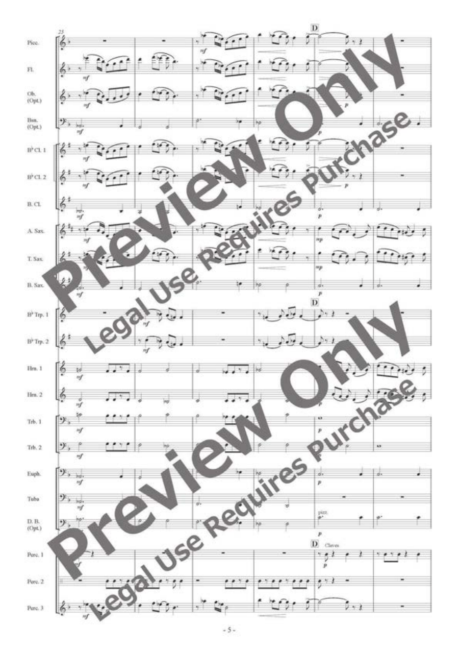 OORITOORI OORITOORI Concert Band scores gallery preview page 6