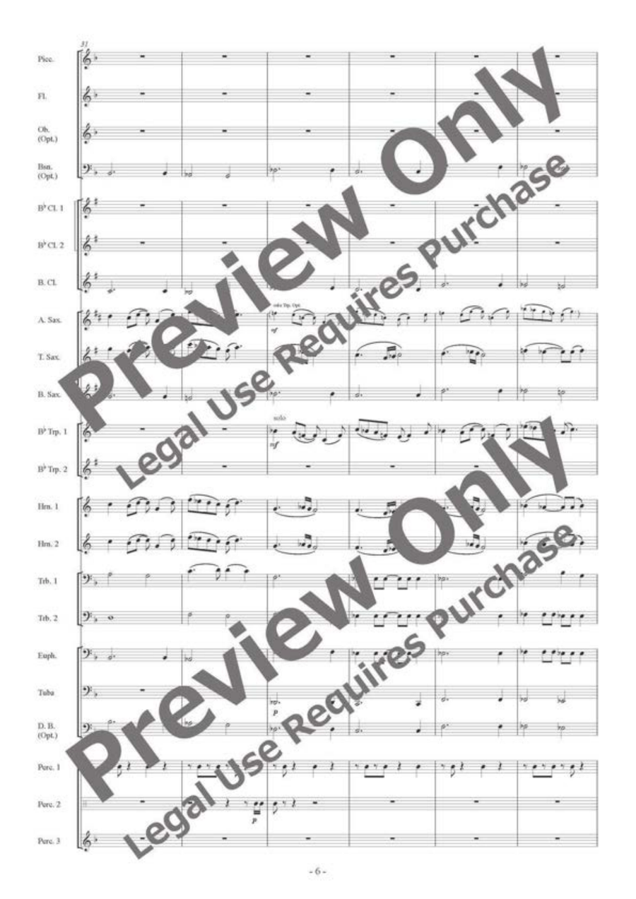 OORITOORI OORITOORI Concert Band scores gallery preview page 7