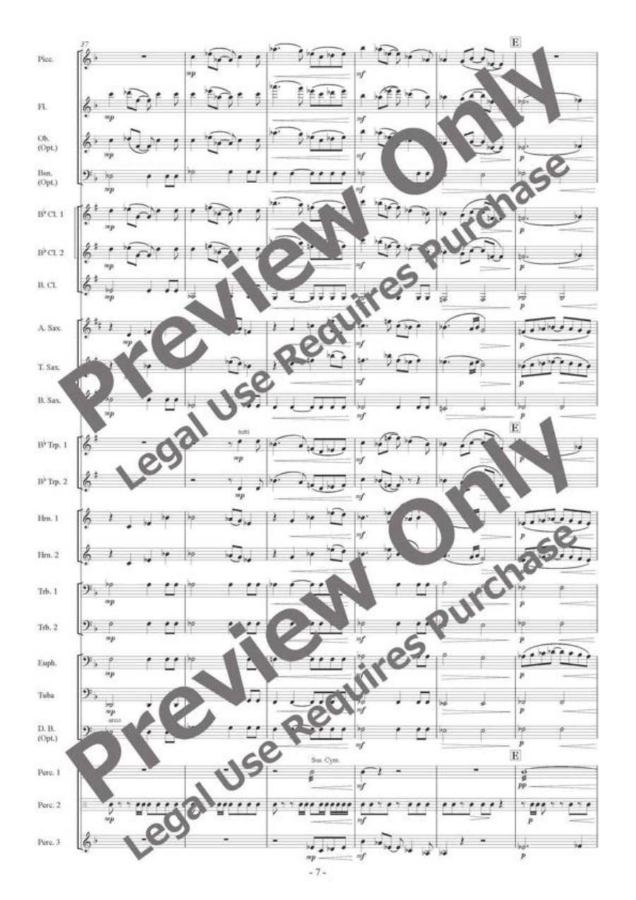 OORITOORI OORITOORI Concert Band scores gallery preview page 8