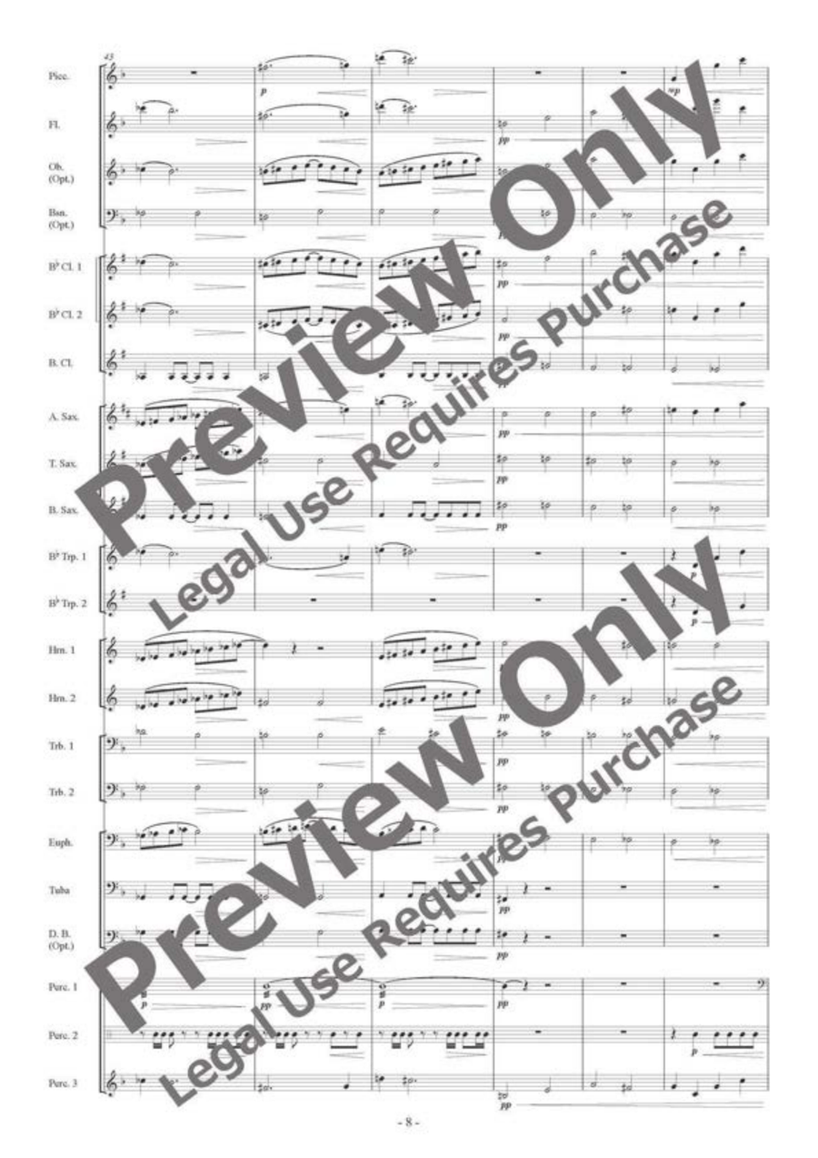 OORITOORI OORITOORI Concert Band scores gallery preview page 9