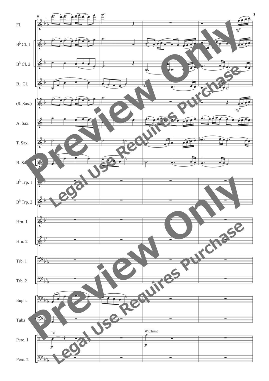 Wind and Sky from the Hometown Concert Band - Sheet Music page 4