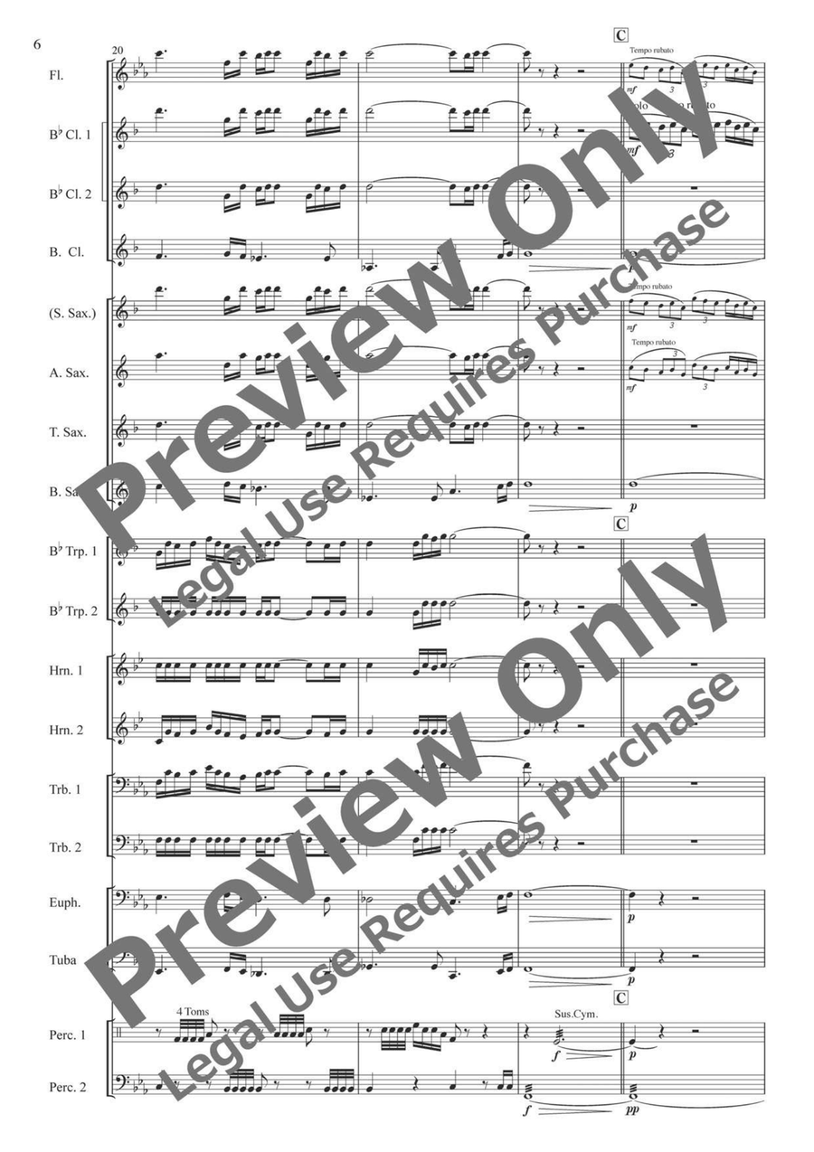 Wind and Sky from the Hometown Concert Band - Sheet Music page 7