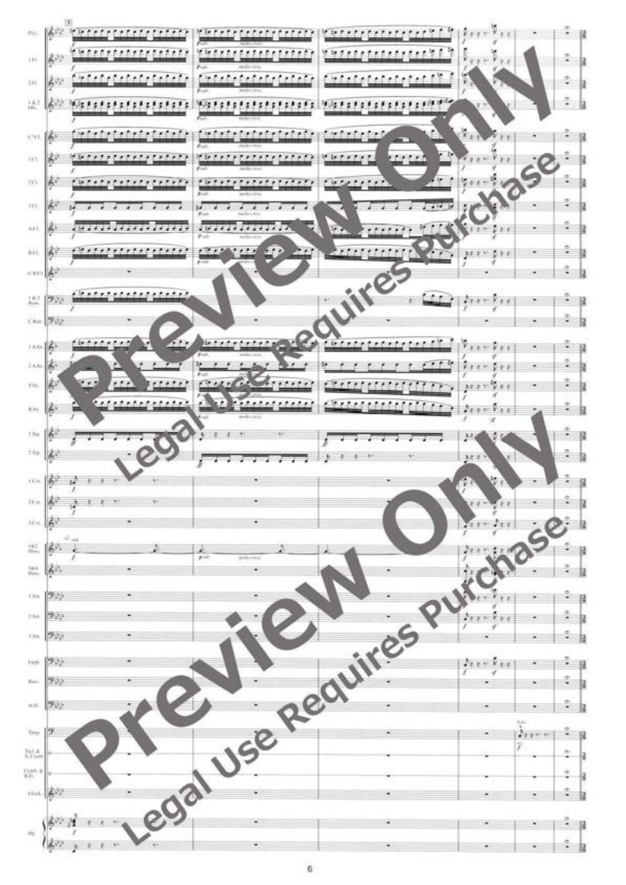 L'apprenti sorcier L'apprenti sorcier Concert Band scores gallery preview page 7