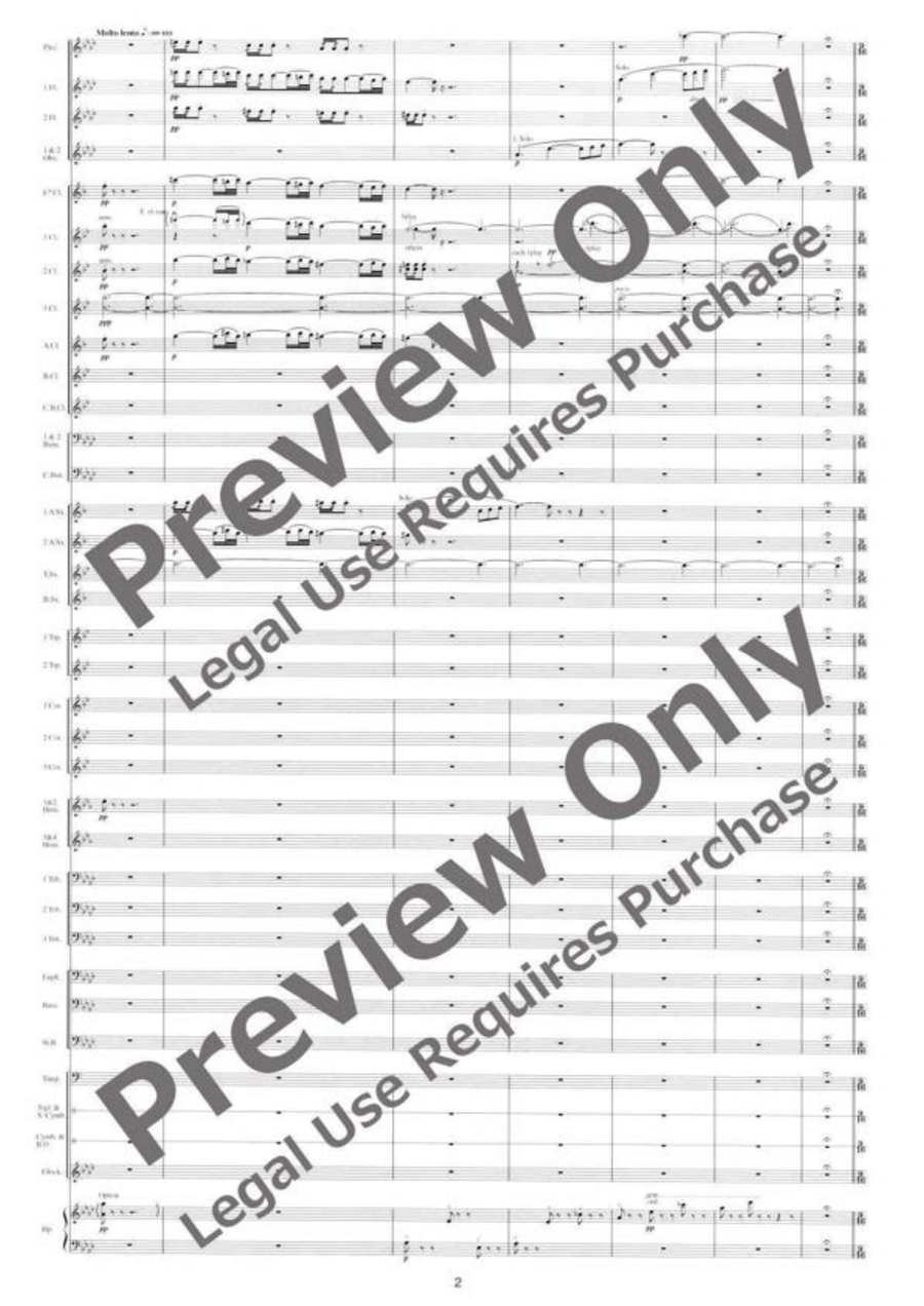 L'apprenti sorcier L'apprenti sorcier Concert Band scores gallery preview page 3