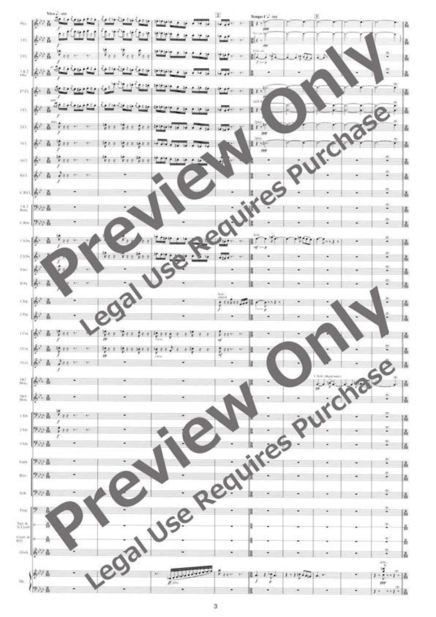 L'apprenti sorcier L'apprenti sorcier Concert Band scores gallery preview page 4