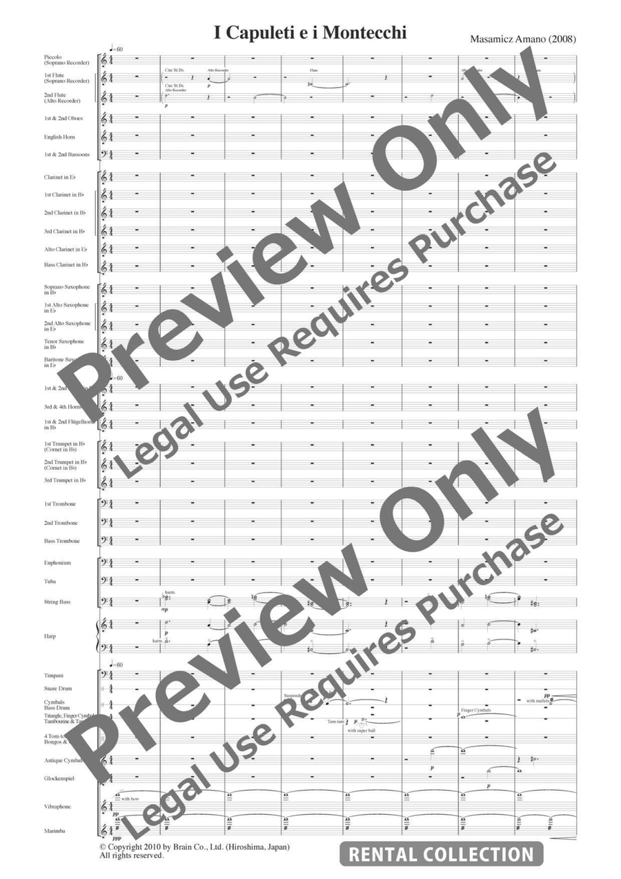 I Capuleti e i Montecchi Concert Band - Sheet Music page 2