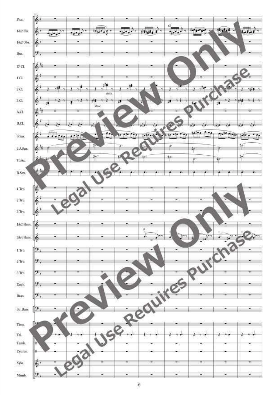 Polovtsian Dances from Prince Igor Concert Band - Sheet Music page 7