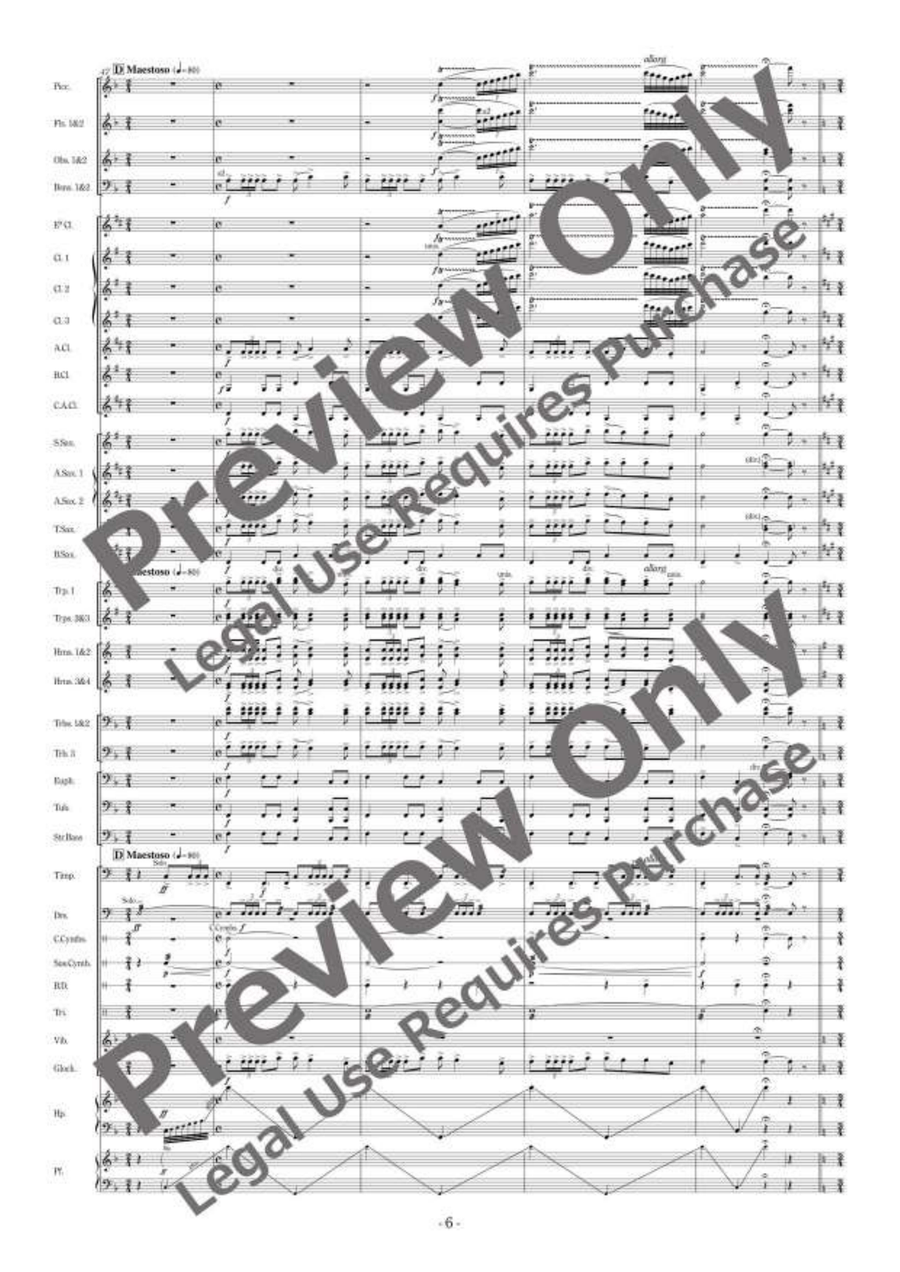 Die Zirkusprinzessin Selections [Full Instrumentation] Concert Band scores gallery preview page 7