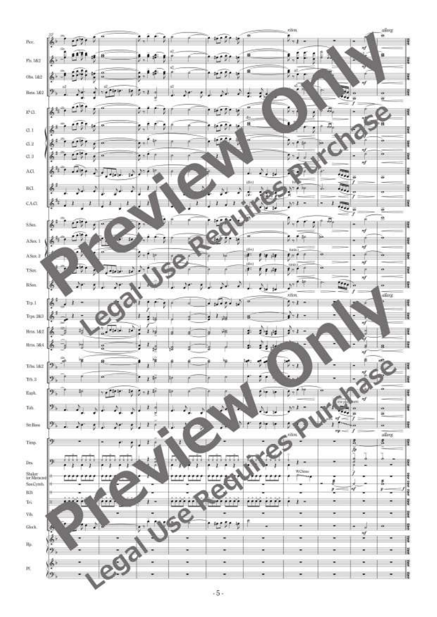 Die Zirkusprinzessin Selections [Full Instrumentation] Concert Band scores gallery preview page 6