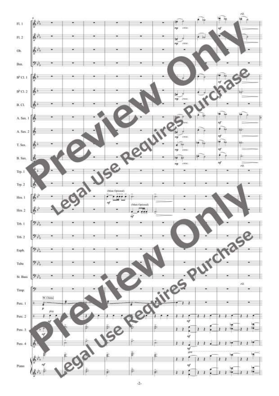 Die Zirkusprinzessin Selections [Reduced Instrumentation] Concert Band scores gallery preview page 3