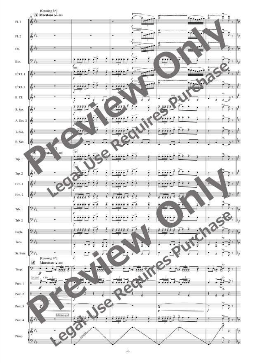 Die Zirkusprinzessin Selections [Reduced Instrumentation] Concert Band scores gallery preview page 5