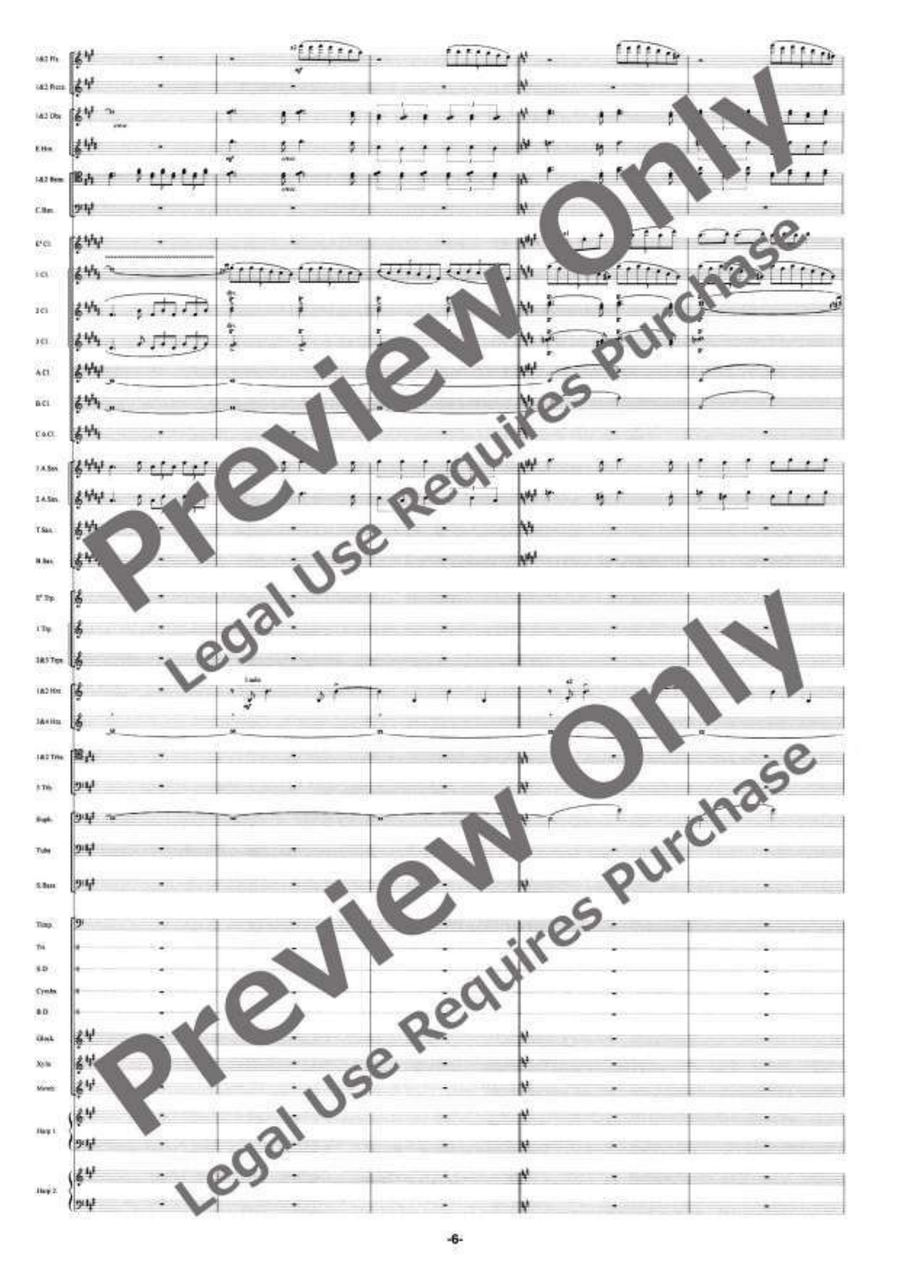 The Ballad of the Gnomides Concert Band scores gallery preview page 7