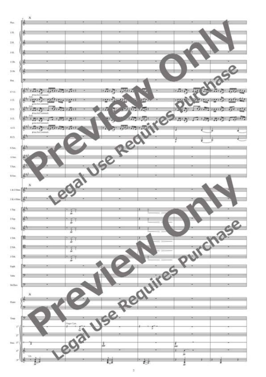 Fluttering Maple Leaves (Full Version) Concert Band - Sheet Music page 3
