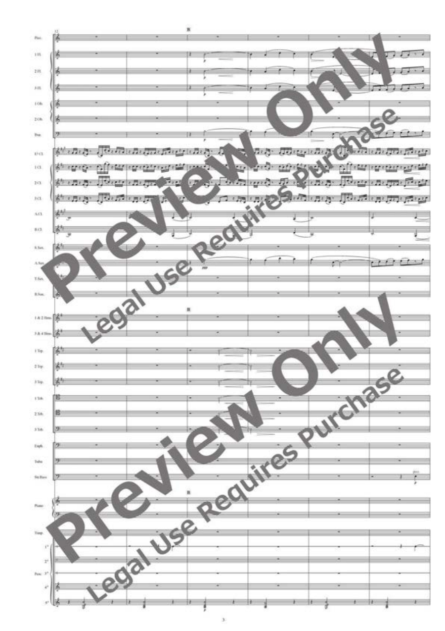 Fluttering Maple Leaves (Full Version) Concert Band - Sheet Music page 4