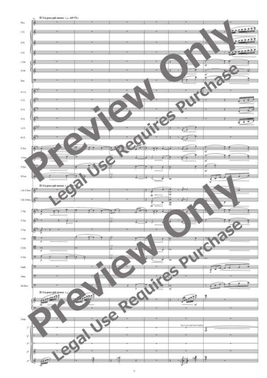 Fluttering Maple Leaves (Full Version) Concert Band - Sheet Music page 8