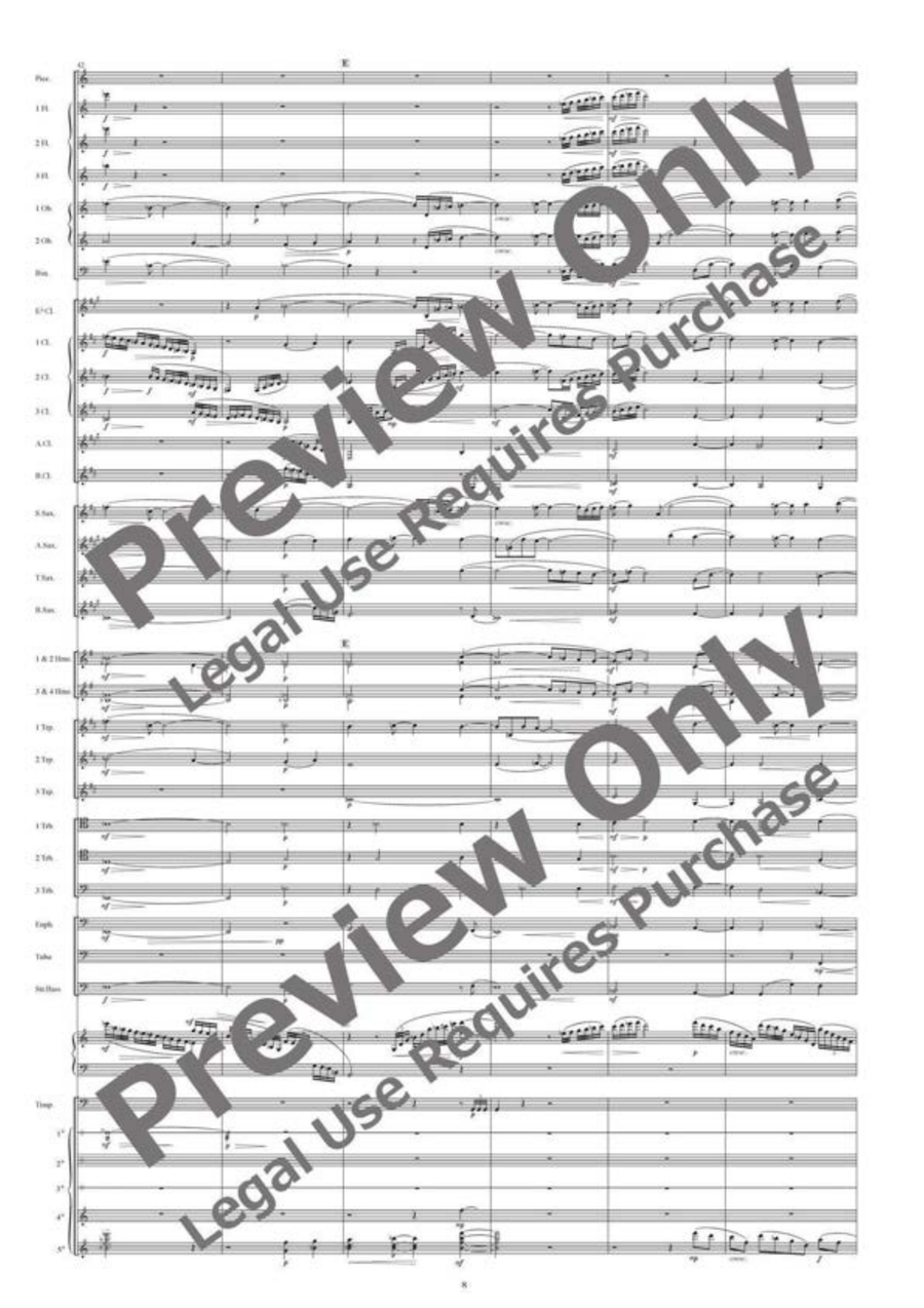 Fluttering Maple Leaves (Full Version) Concert Band - Sheet Music page 9