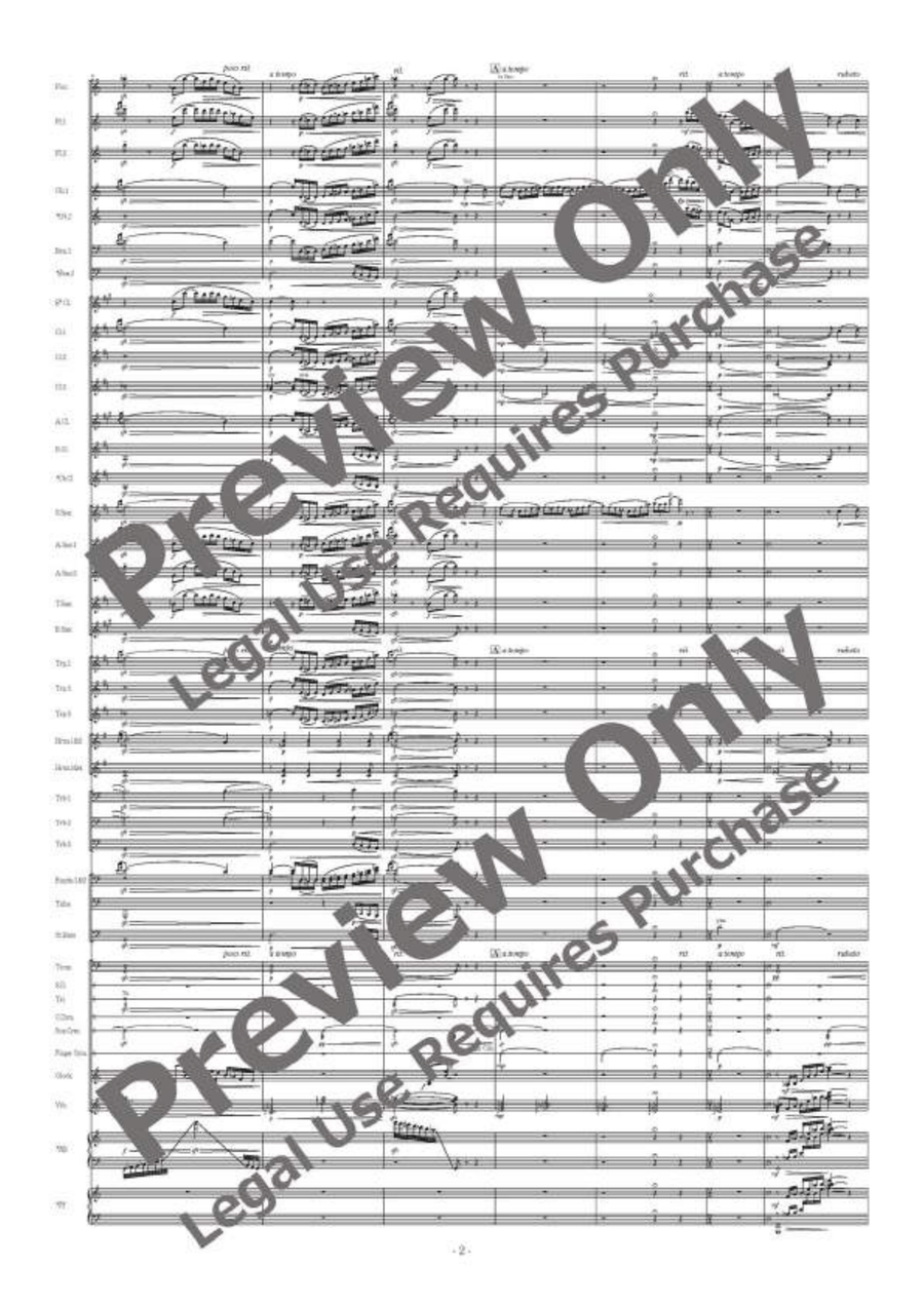 La mer Concert Band scores gallery preview page 3