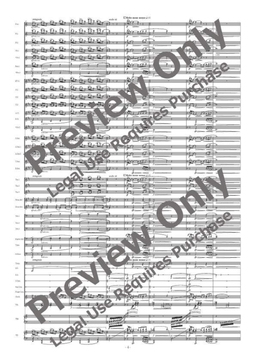 La mer Concert Band scores gallery preview page 5
