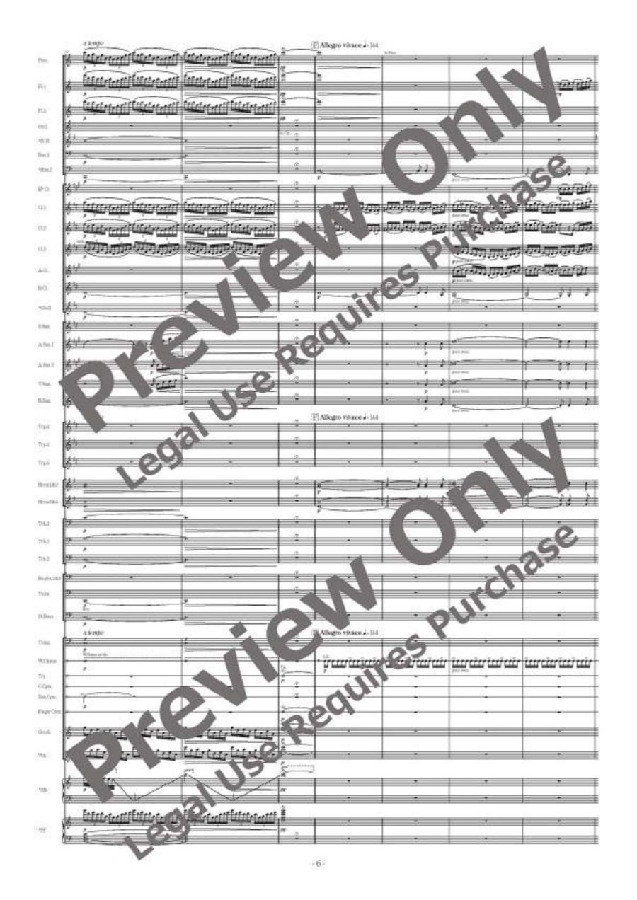 La mer Concert Band scores gallery preview page 7