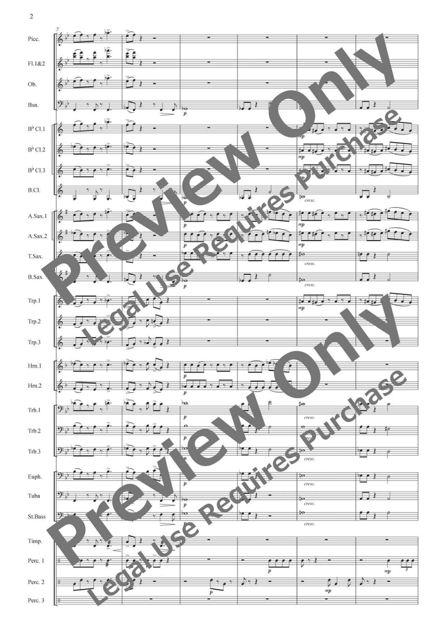 Teach-Tearu Teach-Tearu Concert Band scores gallery preview page 3