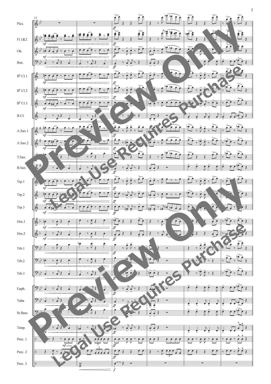 Teach-Tearu Teach-Tearu Concert Band scores gallery preview page 4