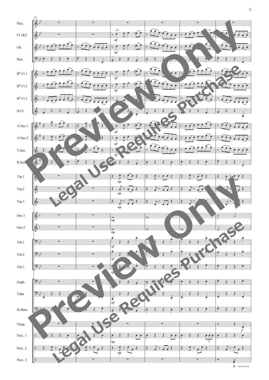 Teach-Tearu Teach-Tearu Concert Band scores gallery preview page 6