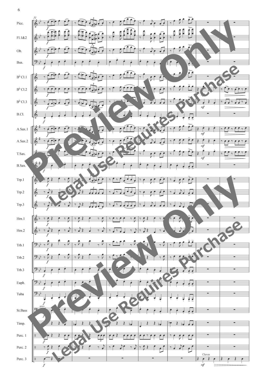 Teach-Tearu Teach-Tearu Concert Band scores gallery preview page 7