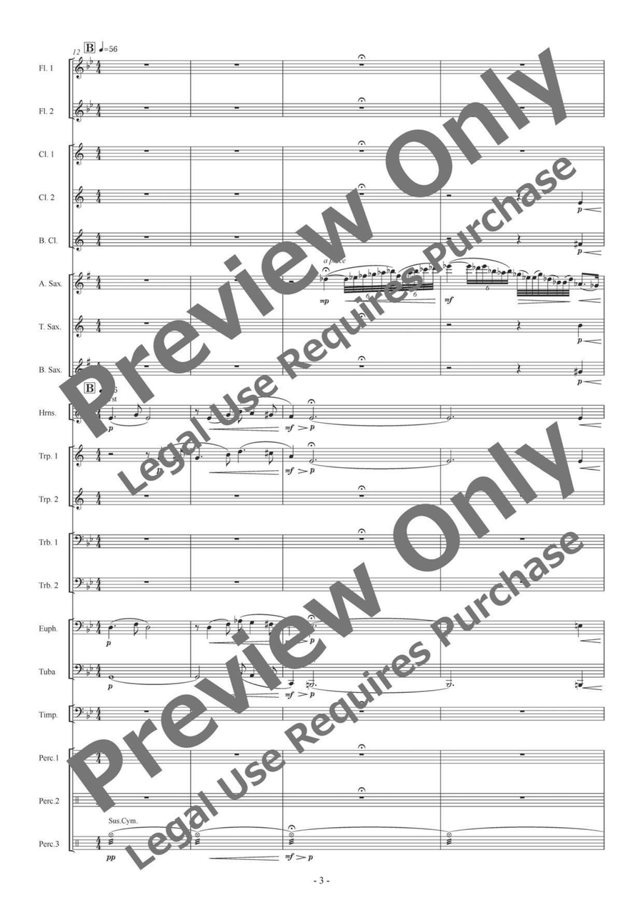 Taku Chi Sui for Wind Ensemble Concert Band scores gallery preview page 4