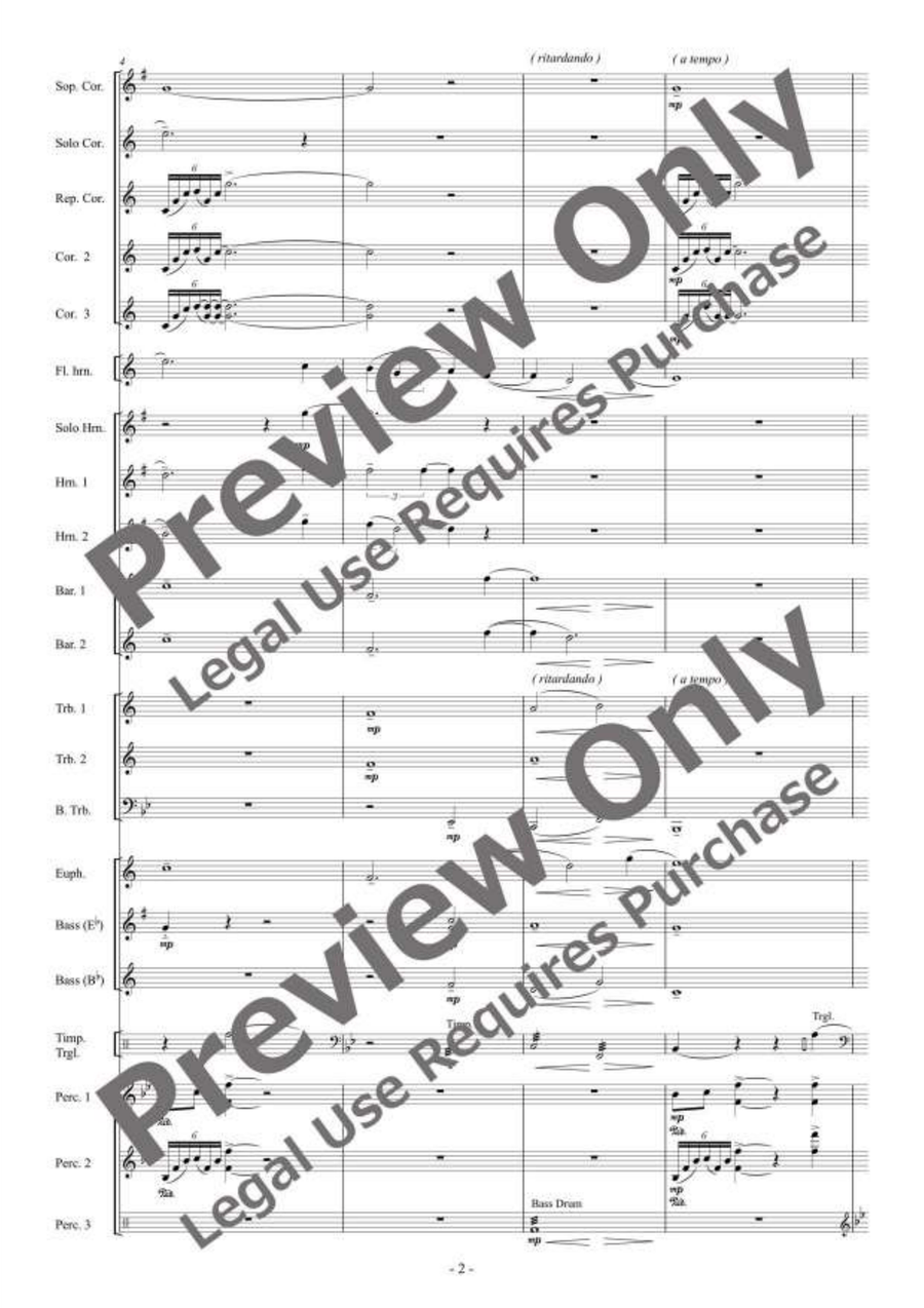 Primavera for Brass Band Primavera for Brass Band Brass Band scores gallery preview page 3