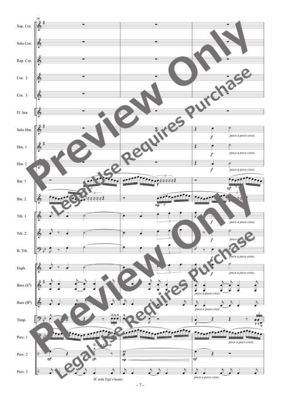 Primavera for Brass Band Primavera for Brass Band Brass Band scores gallery preview page 8