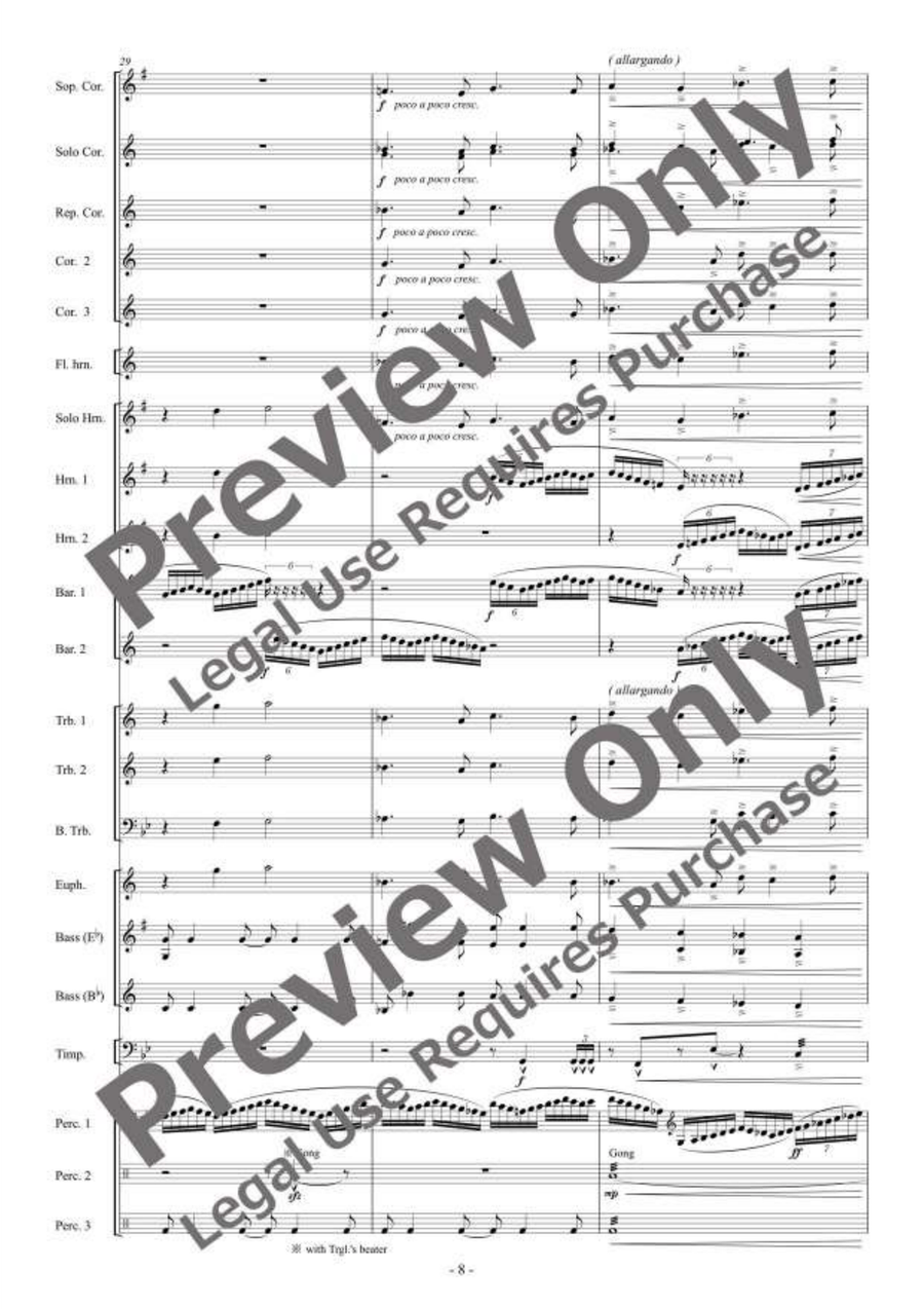 Primavera for Brass Band Primavera for Brass Band Brass Band scores gallery preview page 9