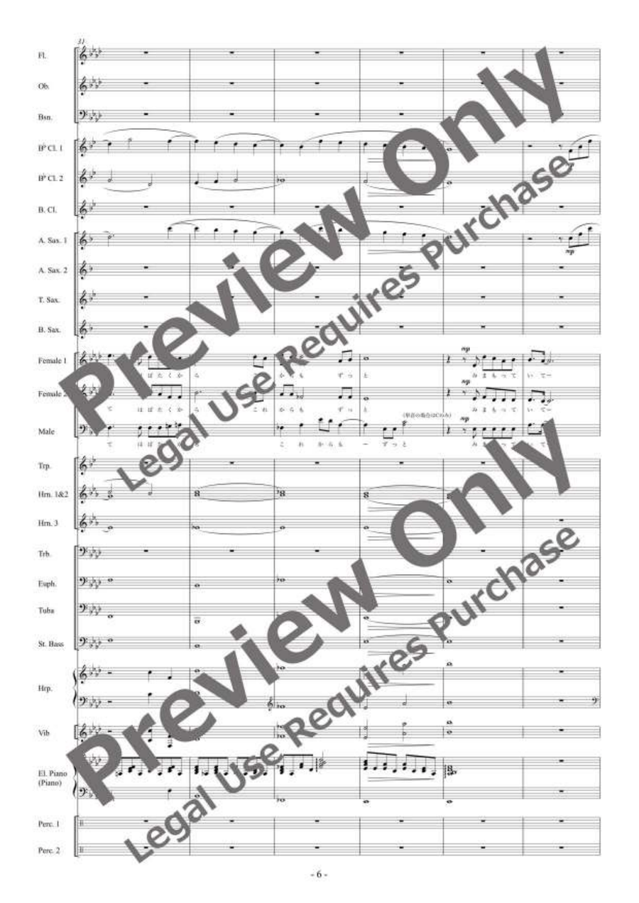 Dawn Dawn Choir scores gallery preview page 7