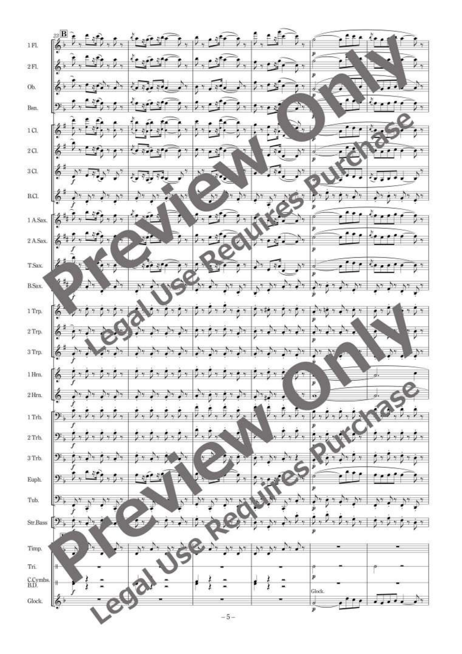 Matador Fantasy Matador Fantasy Concert Band scores gallery preview page 6