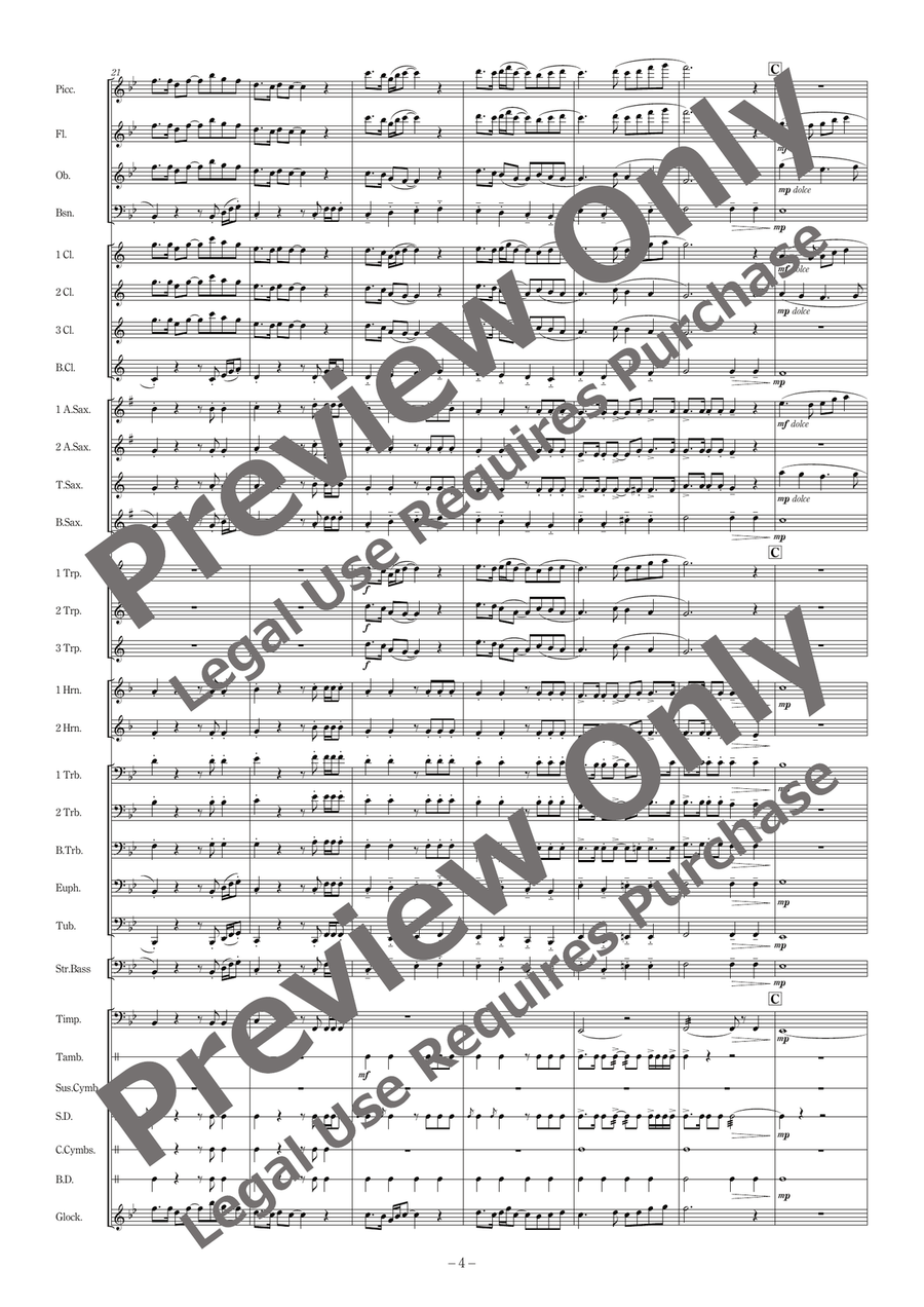 Phra Nakhon Overture - Tales from Bangkok Old Town Concert Band - Sheet Music page 5