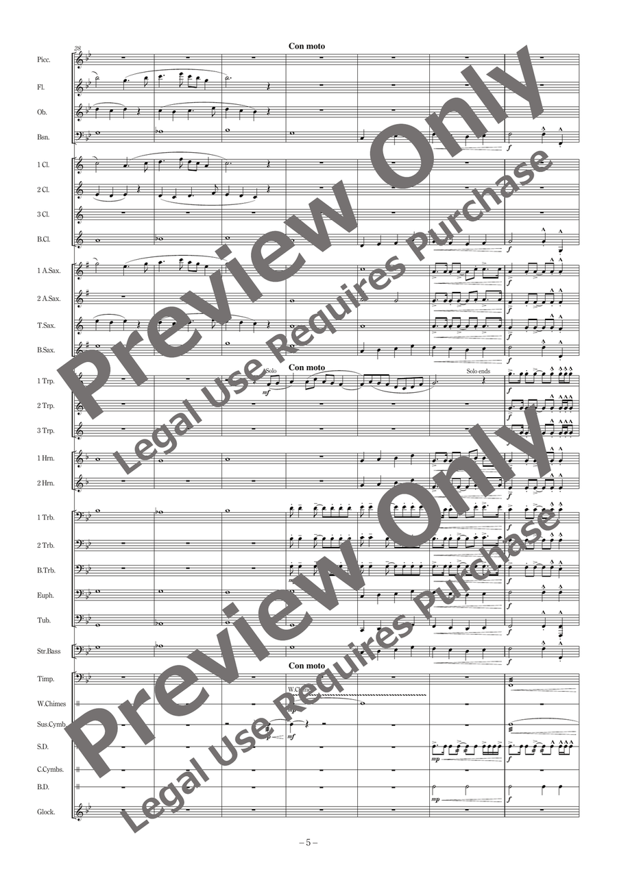 Phra Nakhon Overture - Tales from Bangkok Old Town Concert Band - Sheet Music page 6