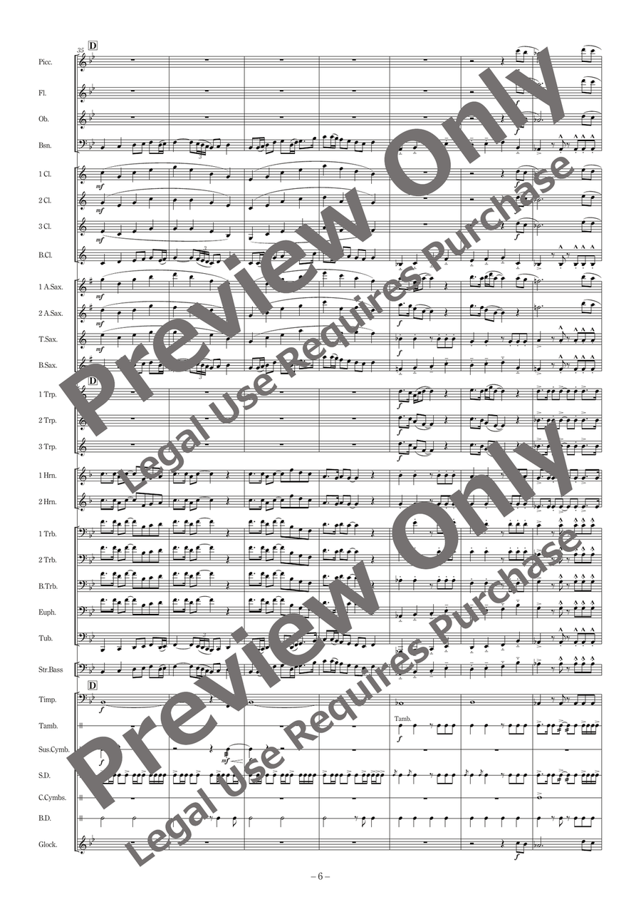 Phra Nakhon Overture - Tales from Bangkok Old Town Concert Band - Sheet Music page 7