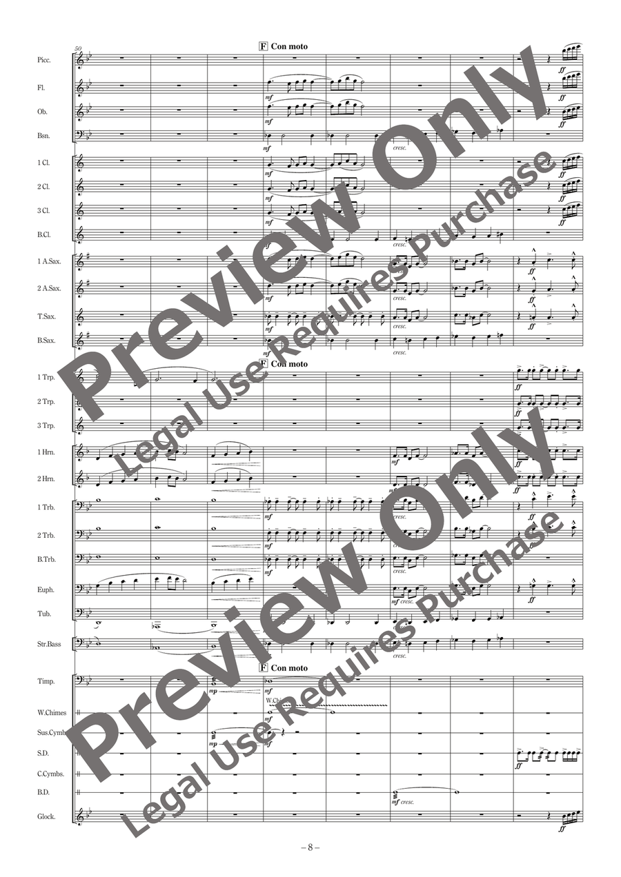 Phra Nakhon Overture - Tales from Bangkok Old Town Concert Band - Sheet Music page 9