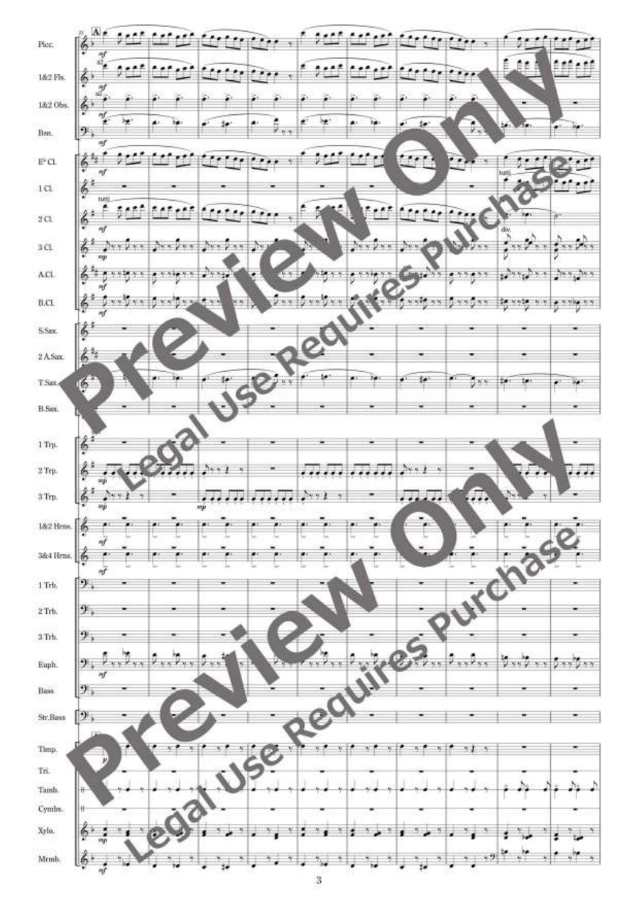 Polovtsian Dances from Prince Igor Concert Band - Sheet Music page 4