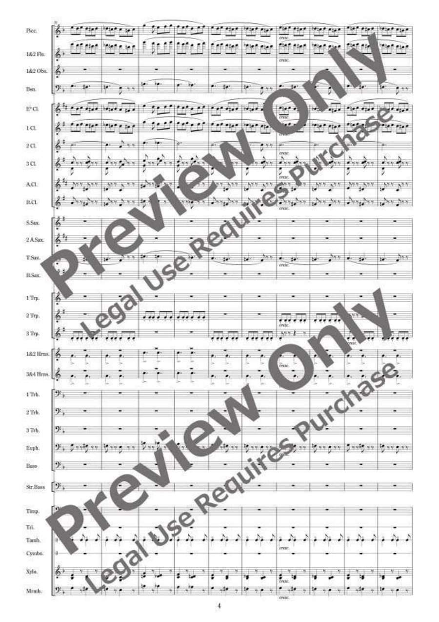 Polovtsian Dances from Prince Igor Concert Band - Sheet Music page 5