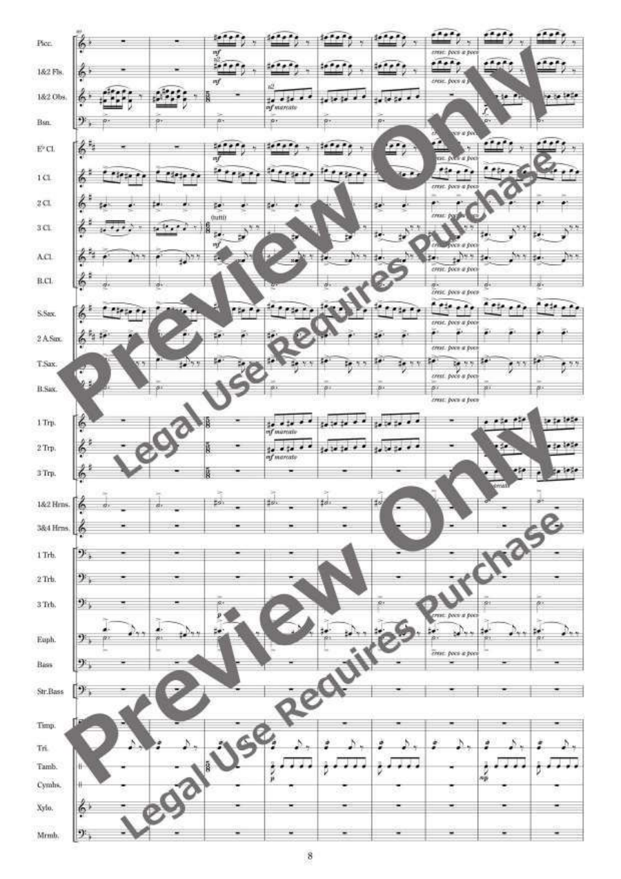 Polovtsian Dances from Prince Igor Concert Band - Sheet Music page 9